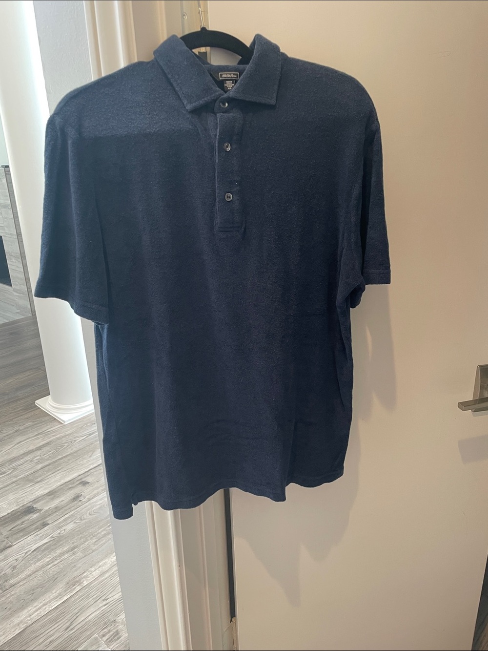 Chaps Navy Short-Sleeve Polo Shirt